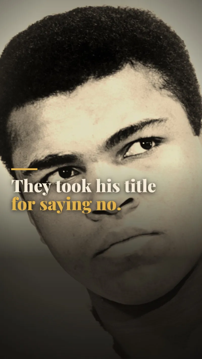 Reel cover: Muhammad Ali